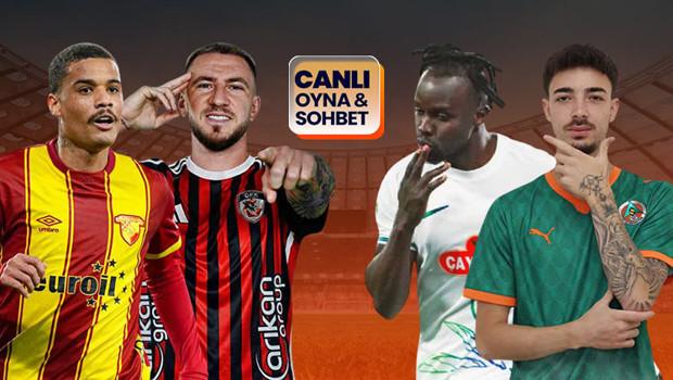 Son Dakika: Rizespor Alanyaspor ile, Göztepe Gaziantep FK il...