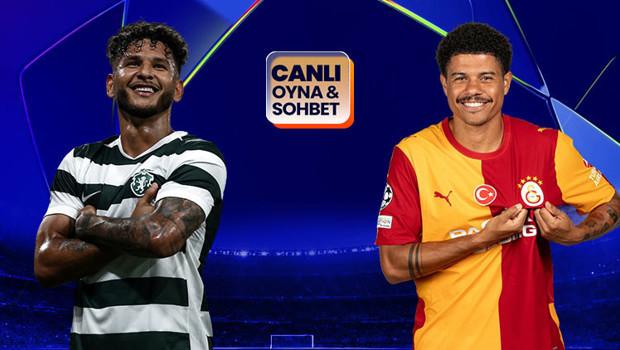 Galatasaray, Şampiyonlar Ligi'nde Sporting deplasmanında! Maçın heyecanı canlı sohbet ile Misli'de