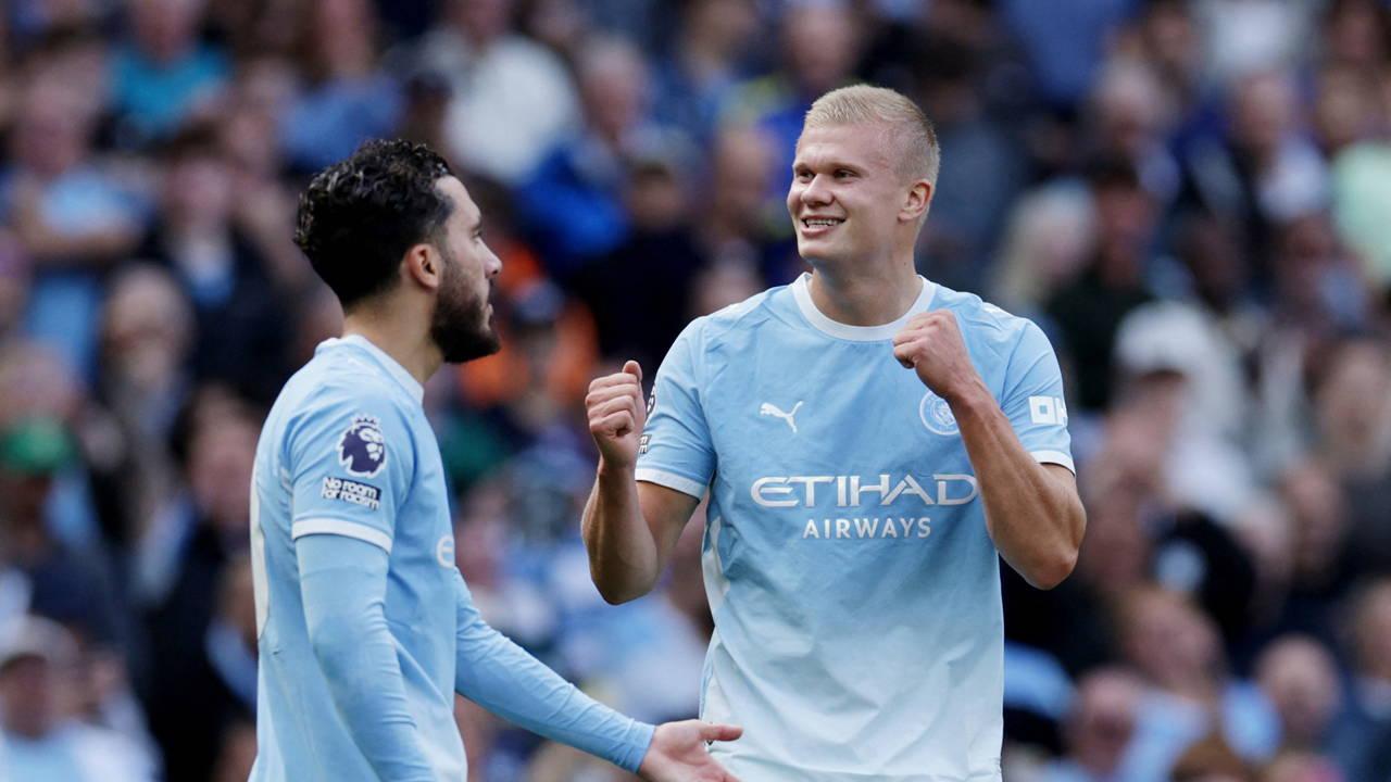 Son Dakika: Manchester City, Premier Lig'e 3'te 3 ile başlad...